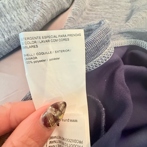 Puma Performance Quarter Zip Lightweight Jacket in Gray and Navy Size Large - Picture 11 of 12